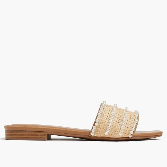 J. Crew Factory Pearl Slide Sandals - Picture 3 of 10